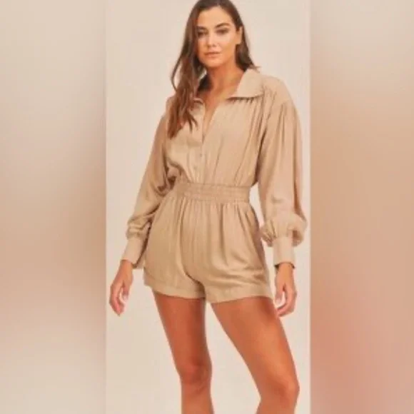 MABLE Long Sleeve Jumpsuit Lightweight - Picture 1 of 10